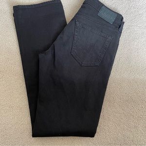 AG Adriano Goldschmied Men's The Protege Straight Leg Black Jeans 32